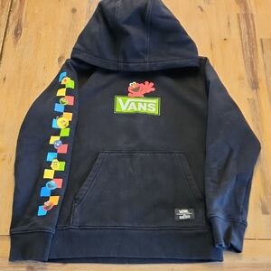 Vans Kids Black Hoodie with Sesame Street sz. 5/M